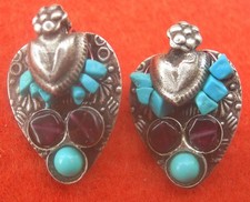 Zoé Coste Réminicence : boucles d'oreilles dormeuse vintage earrings