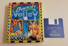 BEACH VOLLEY (jeu AMIGA) Ocean 1989, FONCTIONNE, COMPLET avec notice, TRES RARE