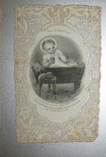 image pieuse canivet dentelle des le berceau son coeur brule du desir.. bouasse