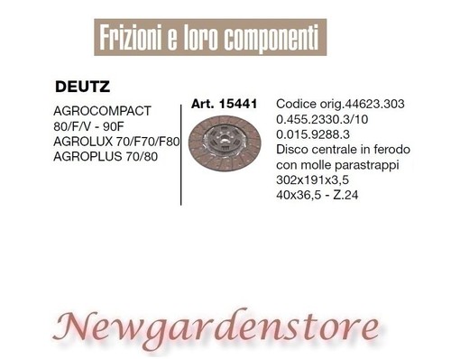 Disque ferodo embrayage 15441 - embrayage,