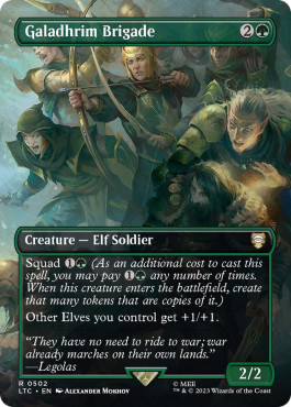 Magic mtg galadhrim brigade - galadhrim,
