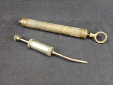 Lot x2 graisseur pompe huile garage automobilia voiture ancienne pas michelin