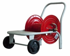 Enrouleur métallique sur chariot AMA pour 200 m de tuyau 1/2"