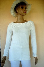 TUNIQUE PULL D ETE BLANC