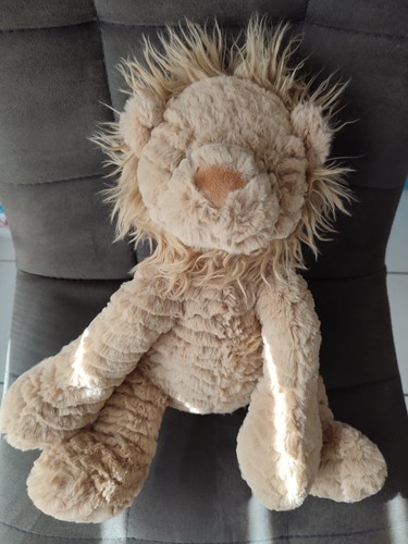 Doudou peluche lion marron - lion,