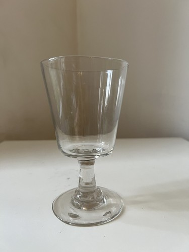 Ancien verre pied - verre,