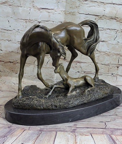 Jument poulain chevaux fonte - jument,