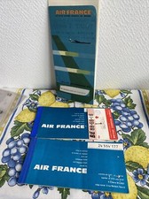 2 anciens billets avion air france bristish airways annee 60 collection 