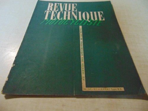Revue technique motocycliste - technique, n