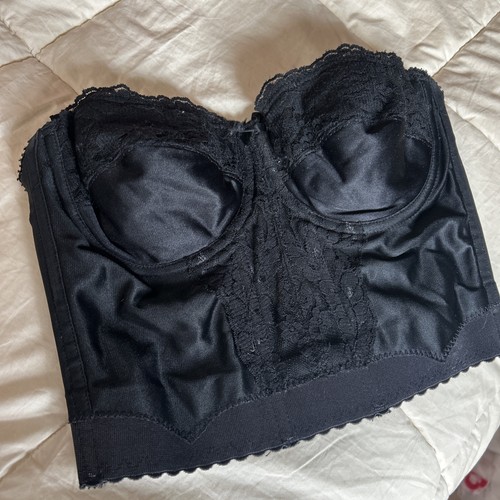 Vintage strapless boned corset - vintage,