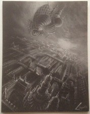 PIERRE CLAYETTE - Grand Carton d invitation - 1966