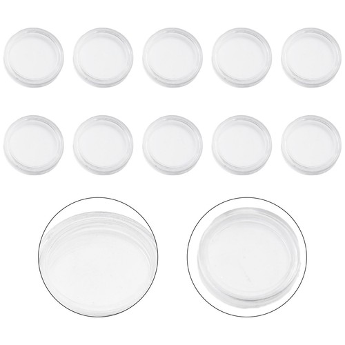 100pcs 16mm transparent - 16mm, rond