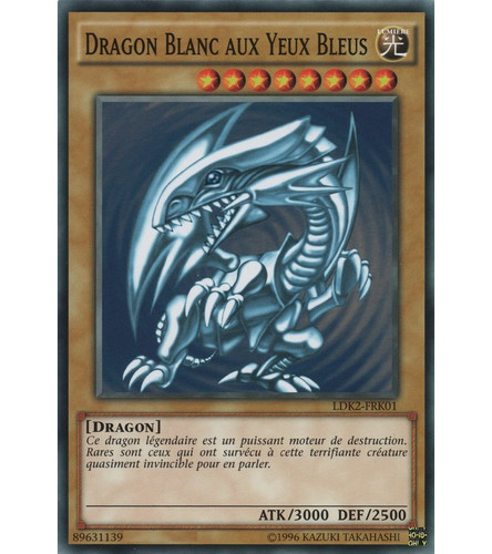 Carte dragon blanc - yu-gi-oh!,