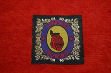 Etiquette tissée  - Indian Motors - 6 cm / 6,5 cm - couture - ÉCUSSON VETEMENT -