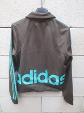 Veste ADIDAS rétro vintage kaki girl sport jacke giacca jacket 40