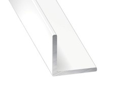 Cornière alu laqué blanc