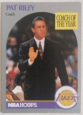 Carte NBA Pat Riley 1990-91 NBA Hoops #317
