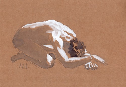 Nude dessin original homme - nude,