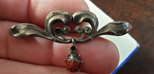 Broche ancienne argent - argent, massif