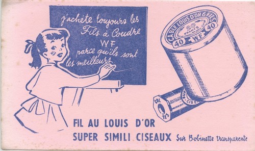 Buvard publicitaire fil - buvard, a