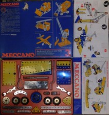 MECCANO BOITE 3 DE 1975/80 . INVENTAIRE FAIT BOITE COMPLETE AVEC NOTICES