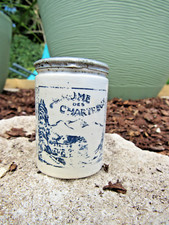 Début XX - Pot en faïence PUB Baume Souverain des Chartreux de Durbon - Médical