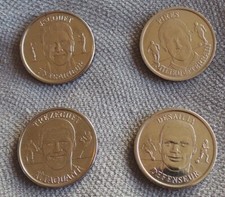 LOT DE 4 PIECES-MEDAILLES DE