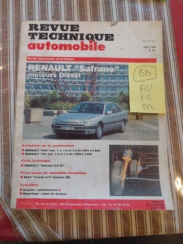 Revue technique renault - technique,