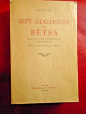 COLETTE Sept Dialogues de