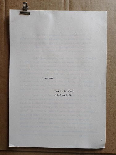 Boum scenario synopsis - boum,