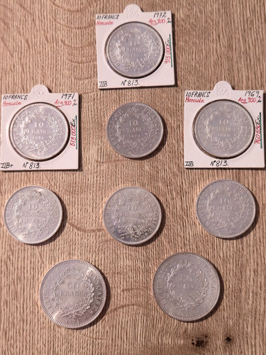 Pièce argent francs hercules - pièce,