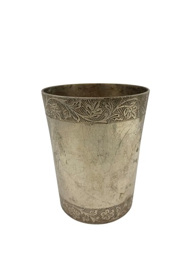 Timbale gobelet verre métal - gobelet,