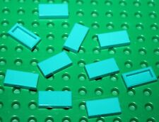 10 x Lego Sand Green Tile 1x2 ref 3069b set 7194 75053 9474 21042 75060 70620 ..