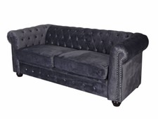 Canapé Chesterfield Anglais En Velours Vintage Canapé En Velours Canapé De Salon