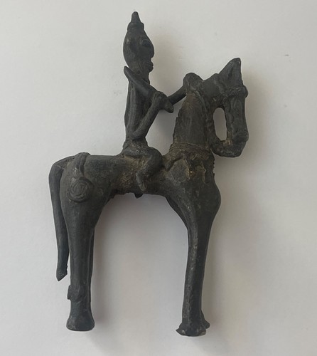 Bronze africain cavalier dogon - africain,