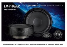 Haut-parleur plug & play EMPHASER EM-VWFX180 compatible avec VW Tiguan II 201...