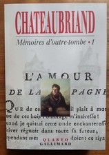 026308 - Mémoires d'outre-tombe - Tome 1 (François-René de Chateaubriand)