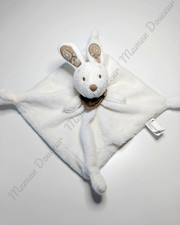 Doudou Plat/Mouchoir Lapin