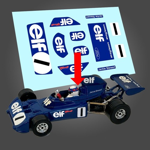 Stickers pour tyrrell formule - stickers,