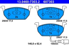 PLAQUETTES DE FREIN VW P. GOLF