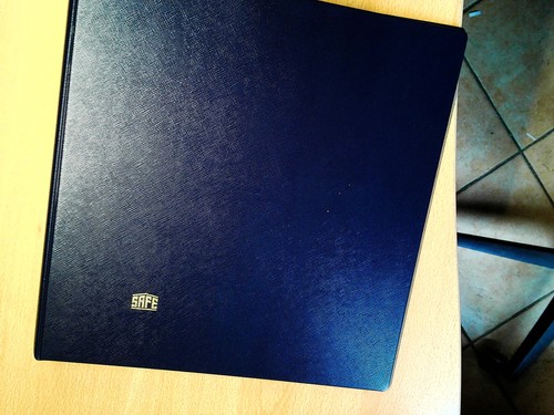Album safe anneaux - album, bleu