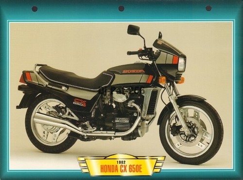 Fiche moto honda 650 - fiche, cx