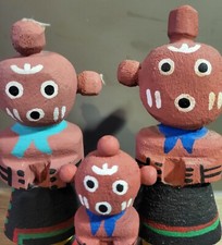 COLLECTION 3 HOPI KACHINA KOYEMSI PAR LEROY POOLEY