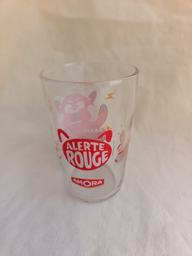 Verre moutarde alerte rouge - verre,