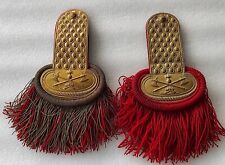 2 EPAULETTES SAPEUR POMPIER  époque 19e
