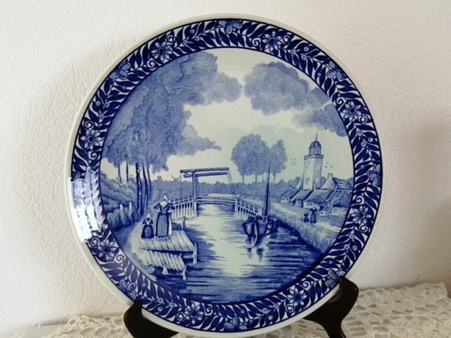Grande assiette paysage des - assiette,