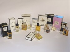 Lot de 10 miniatures de parfum ancienne CHANEL N° 5 Cristalle Coco N’ 19