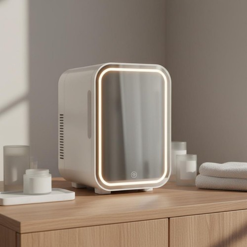 Mini frigo miroir étagère - mini-frigo,