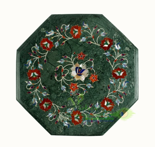 Table basse marbre vert - table,