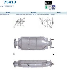 Pot catalytique Mitsubishi